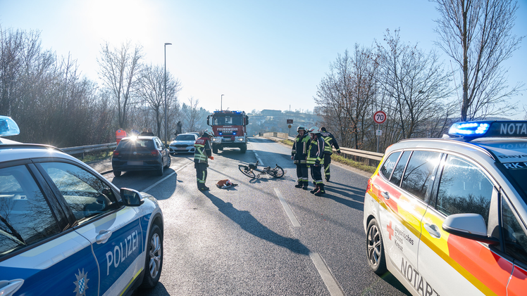 Radfahrer bei Unfall im Kreis Bamberg schwer verletzt