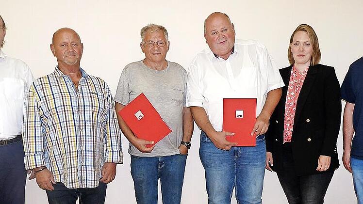 Die SPD ehrte langj&auml;hrige Mitglieder.