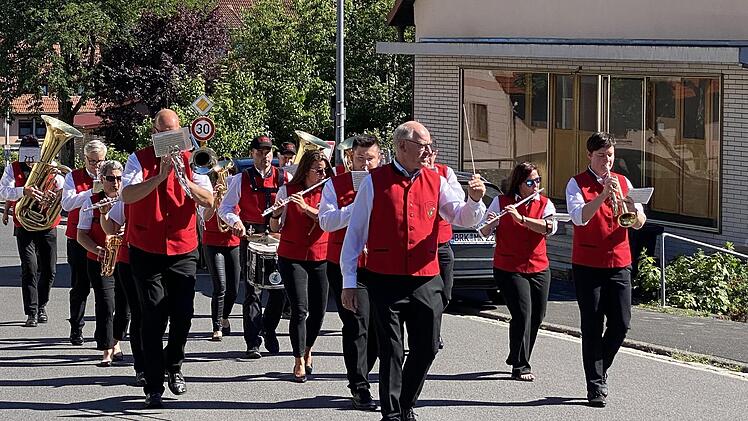 Georgi Bläser beim Sternmarsch von der Bahnhofstraße