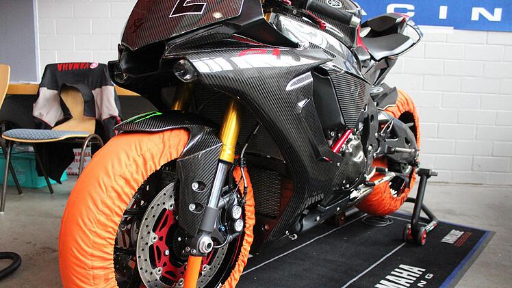 Zu edel und sauber um ausgepackt zu werden? Diese Yamaha hatte noch "Söckchen" an.Markus Häggberg