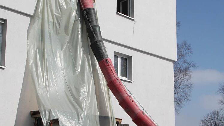 Dieses Haus bleibt stehen, wird aber umfangreich saniert. Foto: Ulrike Müller