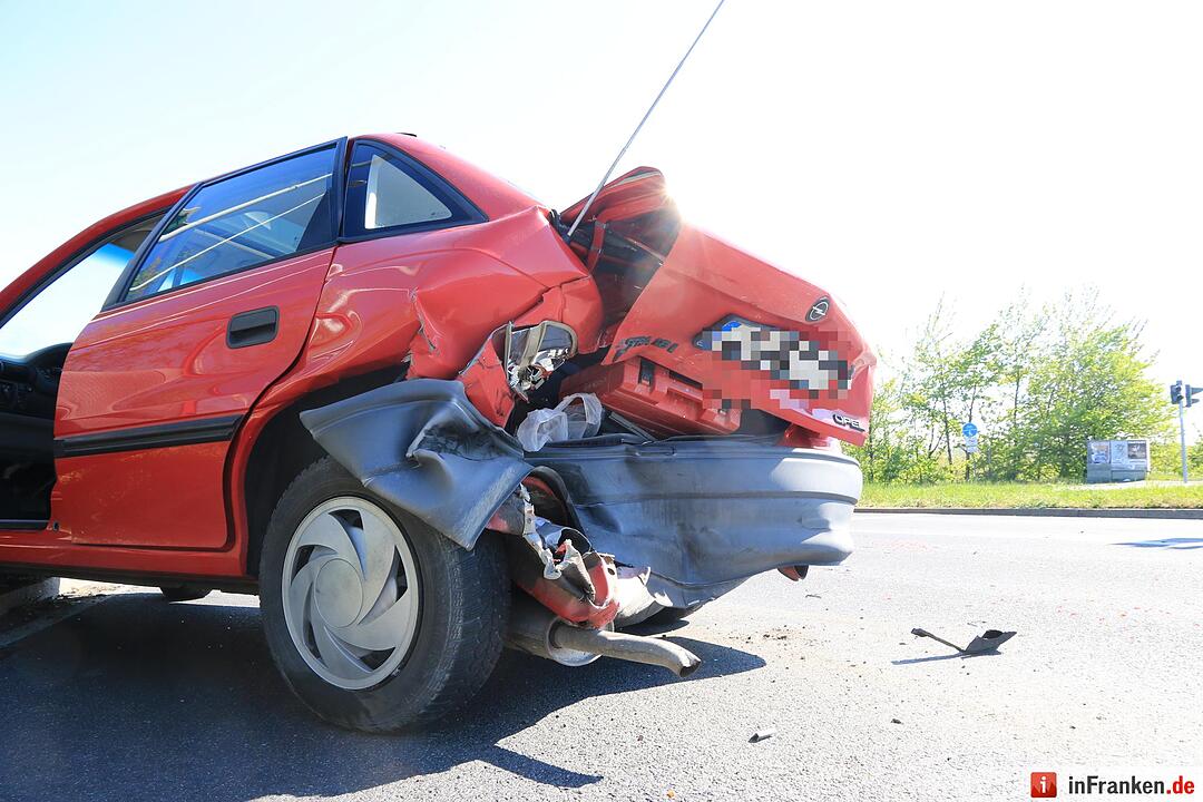 Unfall auf dem Berliner Ring in Bamberg