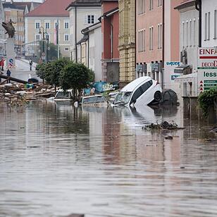 Überschwemmungen in Niederbayern