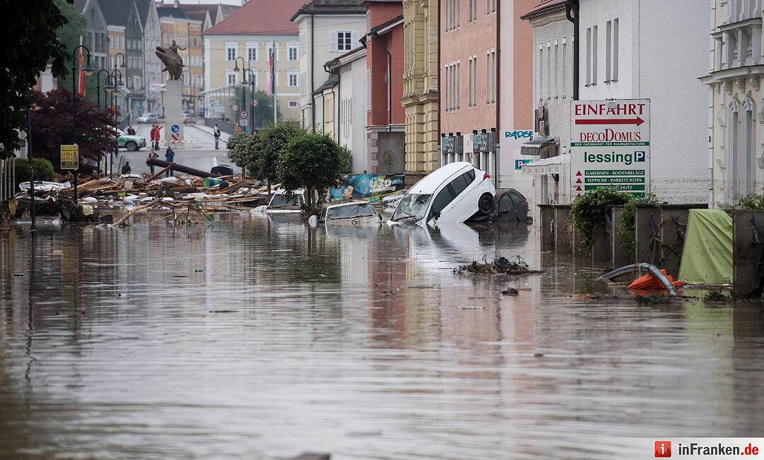 Überschwemmungen in Niederbayern