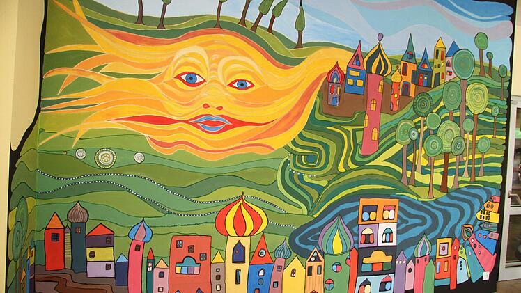 Das Wandbild in der Gesamtansicht Foto: Sonny Adam