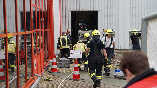 Gefahrguteinsatz in Ansbach