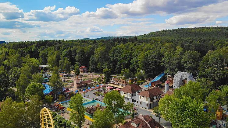Luftbild Geiselwind Freizeit-Land