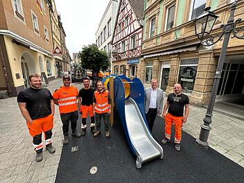 Die Elefantenrutsche in der Kulmbacher Langgasse