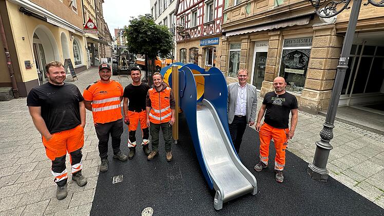 Die Elefantenrutsche in der Kulmbacher Langgasse