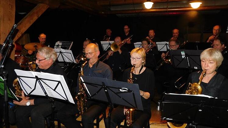 Der Höhepunkt des Jubiläumskonzerts: Die "Lehrer Big Band Bayern". Foto: Horst Wunner