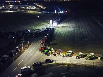Traktor reihte sich an Traktor. Foto: News5/Merzbach