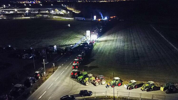 Traktor reihte sich an Traktor. Foto: News5/Merzbach
