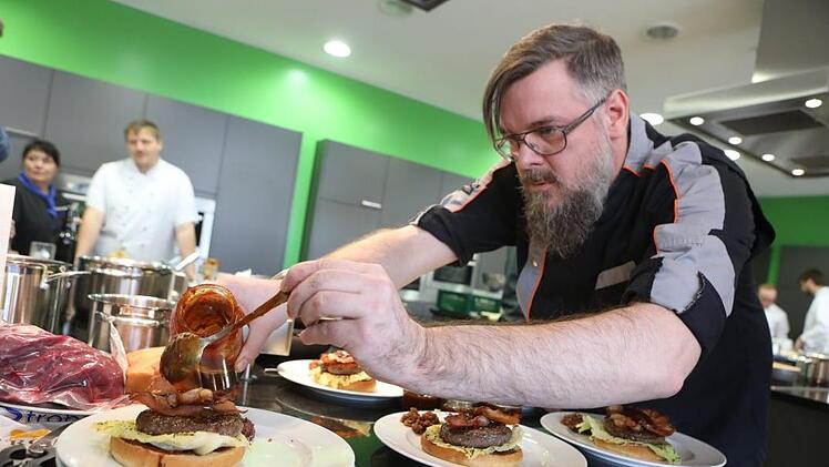 Impressionen vom Oberfranken-Burger-Wettbewerb im Kulmbacher Mupäz Foto: Barbara Herbst