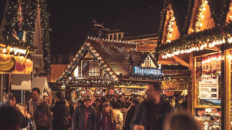 Auf dem Bamberger Weihnachtsmarkt kannst du regionale Produkte kaufen