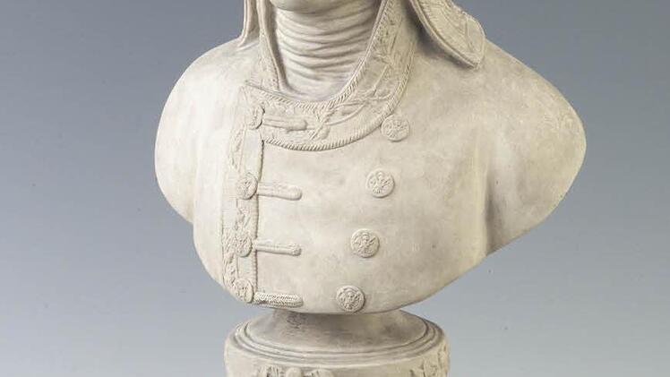 Porträtbüste Napoleon Bonaparte als erster Konsul. Foto: Keramikmuseum Mettlach Sammlungen Villeroy & Boch