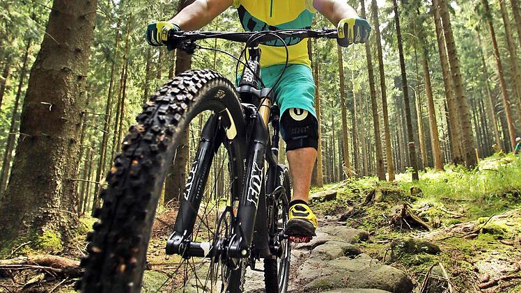 Eine Alternative zur geplanten Mountainbike-Strecke durch Eckarts gibt es bereits. Symbolfoto: Jan Woitas/dpa