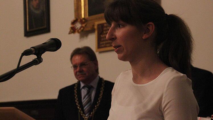 Bei der Ehrung von Isabel Reinhardt. Foto: Marco Meißner