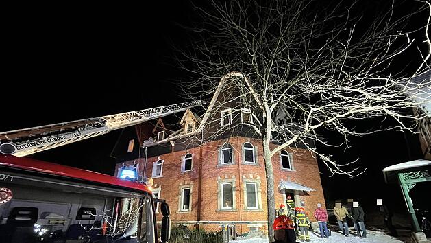 Brand in Coburg Wohnhaus ausgebrochen