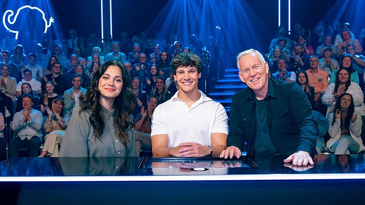 Müssen als Team funktionieren (von links): Nilam Farooq, Wincent Weiss und Johannes B. Kerner.