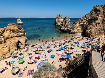 Strandleben an der Algarve