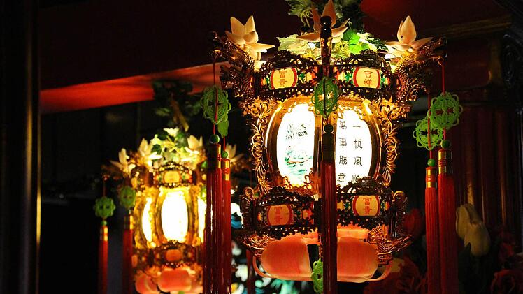 Das Innere des Restaurants ist traditionell eingerichtet.