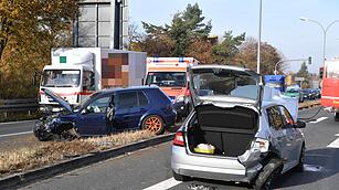 Unfall in Bamberg: Zwei Verletzte am Berliner Ring