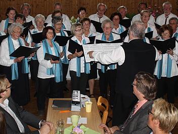 Der Gesangverein Lonnerstadt war heuer der Gastgeber der Sommerserenade. Foto: Sonja Werner