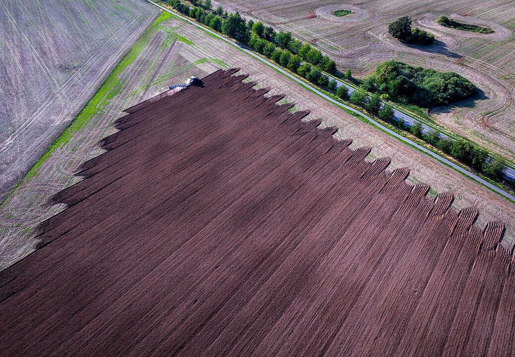&Auml;cker werden f&uuml;r Aussaat vorbereitet