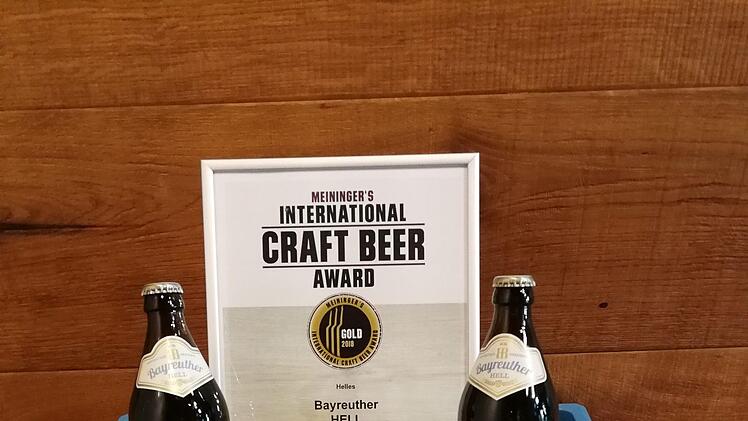 Gleich drei Bayreuther Biere konnten die Jury des "Meininger's International Craft Beer Award" überzeugen und holten die Goldmedaillen nach Oberfranken!