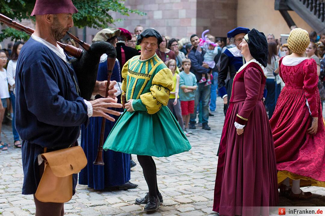 Burgfest auf der Kaiserburg in Nürnberg