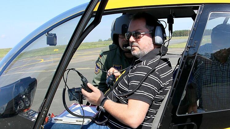 Luftbeobachterkontrollendie Region auf entstehende Brände. Foto: Regierung von Oberfranken