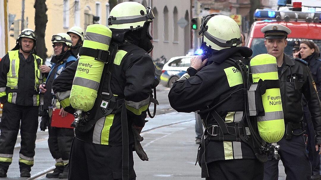 Brand in der Nürnberger Südstadt