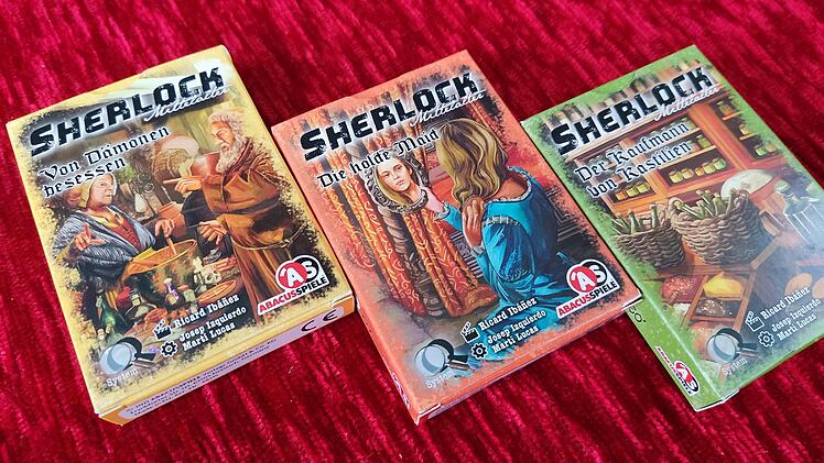 Sherlock Mittelalter - Rezension der drei schnellen Detektiv-Kartenspiele