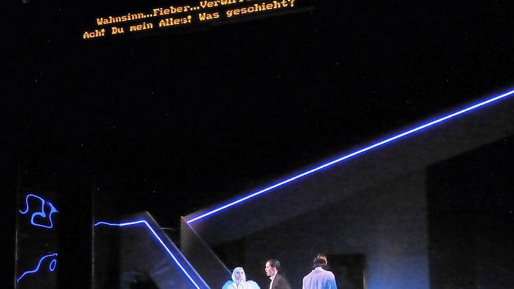 Den Mythos von Orpheus und Eurydike in Christoph Willibald Gucks gleichnamiger Oper hatte die Kammeroper Prag ganz in unsere heutige Welt verlegt. Foto: Gerhild Ahnert