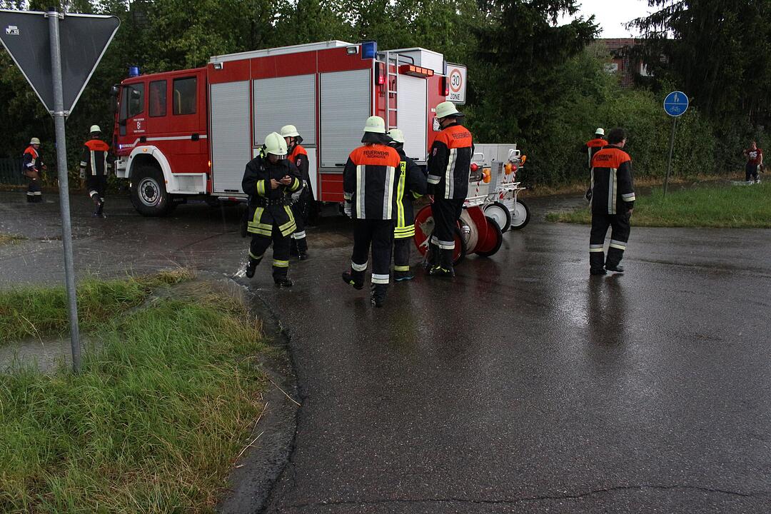 Unwetter zieht über Mittelfranken