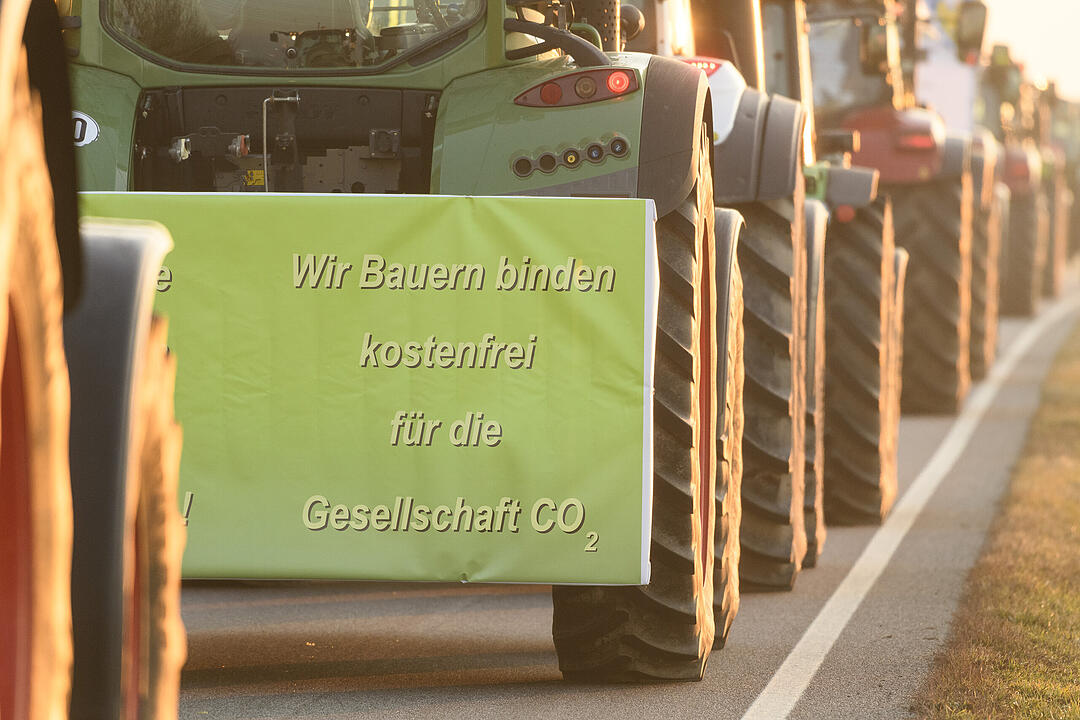 Bauerndemo... auf dem Weg nach N&uuml;rnberg