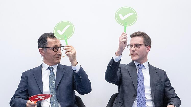 Cem &Ouml;zdemir und Manuel Hagel