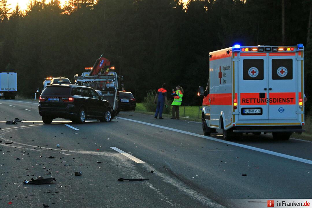 Schwerer Unfall auf der A70