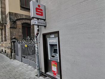 Geldautomat der Sparkasse am Bamberger ZOB