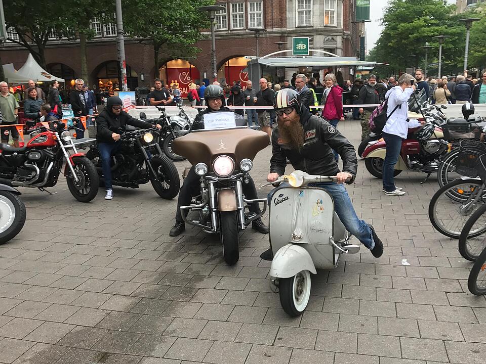 Harley-Davidson-Treffen in Hamburg