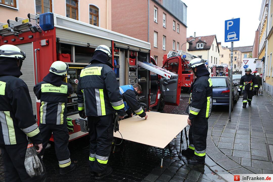 Feuer in Gostenhof: Sechs Menschen  verletzt