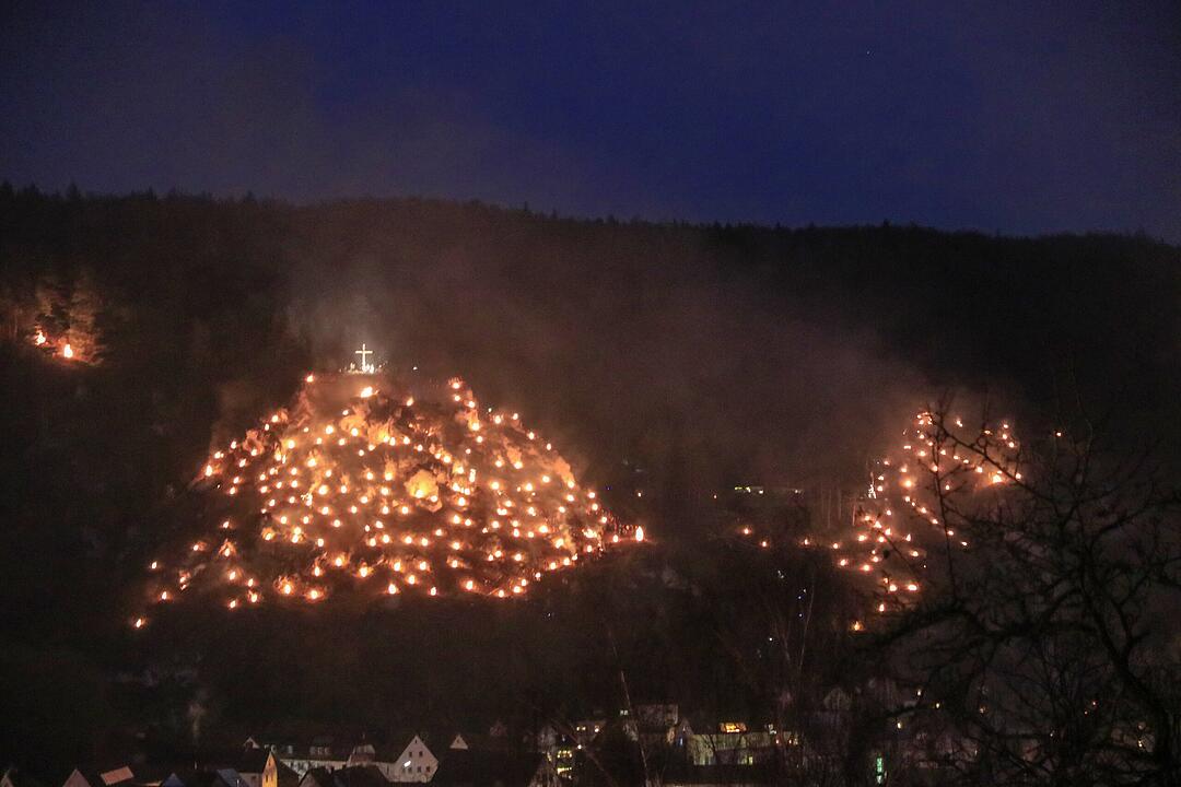 Feuerspektakel in der Fränkischen Schweiz