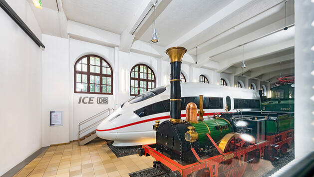 Vom Adler bis zum ICE: Die Geschichte der Eisenbahn im DB-Museum in Nürnberg.