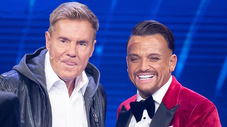 Dieter Bohlen (links) bat die Fans um Unterst&uuml;tzung f&uuml;r  Menowin Fr&ouml;hlich - mit Erfolg.