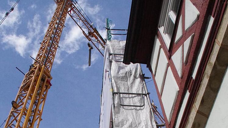 Rege Bautätigkeit herrschte zuletzt in der Amtsgerichtsstraße. Foto: Marco Meißner