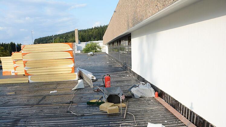 Sanierung der Frankenwaldhalle in Grafengehaig Foto: Dagmar Besand