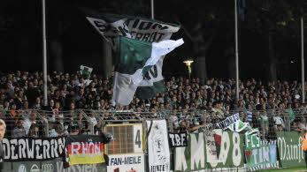 Auftritt der "kleinen Bayern" auf großer Bühne im Willy-Sachs-Stadion. Foto: ssp