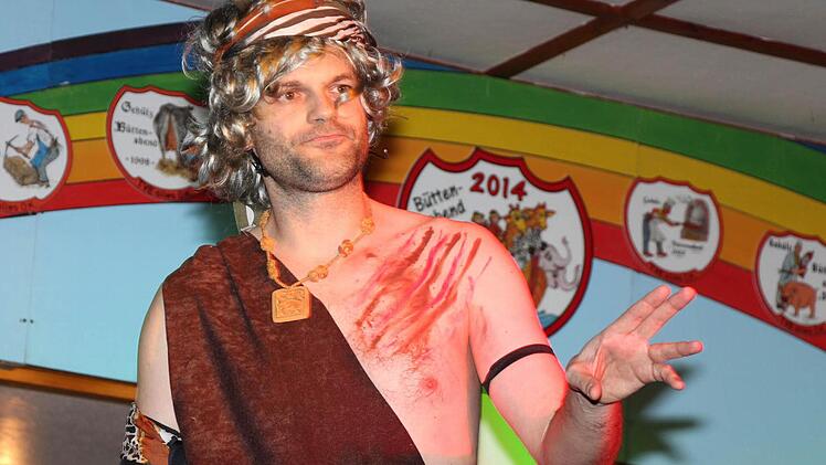 "Tarzan" Nico Mäusbacher kam eigens aus dem Urwald von Fürth am Berg.