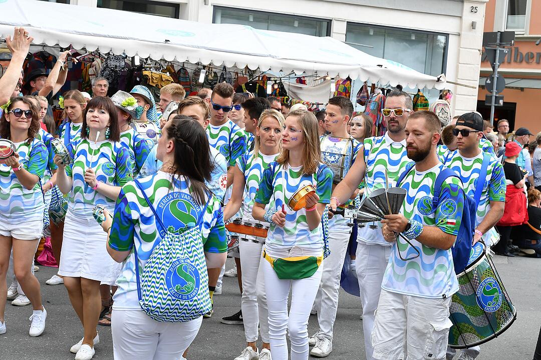 Umzug beim Samba-Festival in Coburg