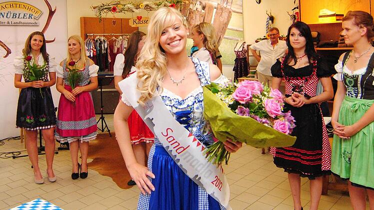 Samira Wicht aus Baunach ist  das "Sandmadla 2012". Foto: Demling